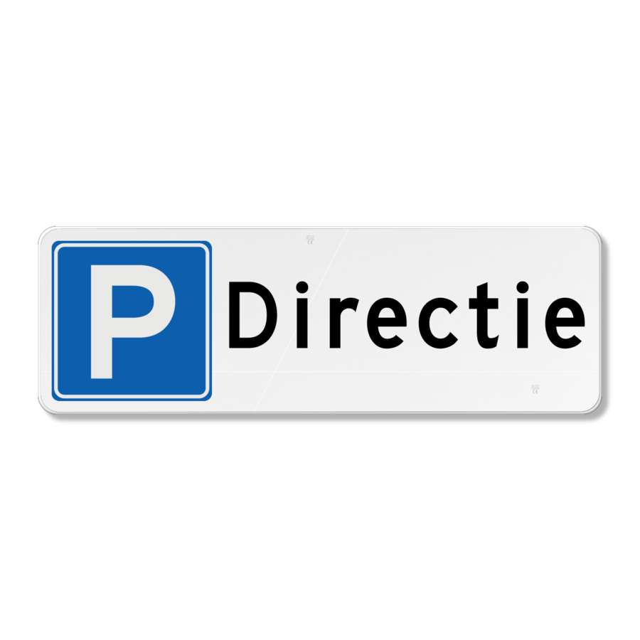 Parkeerbord directie