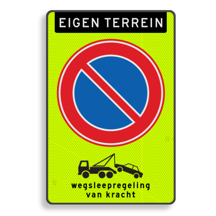 Parkeerverbod, eigen terrein, wegsleepregeling, FLUOR