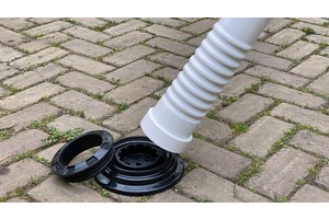 Flexible and removable barrier poles orange Flexible and removable barrier poles orange