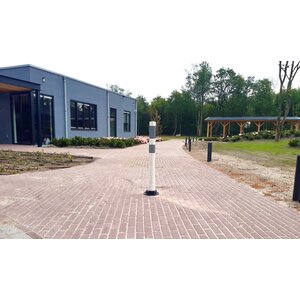 Flexible and removable barrier poles orange Flexible and removable barrier poles orange