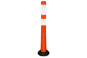 Flexible and removable barrier poles orange Flexible and removable barrier poles orange