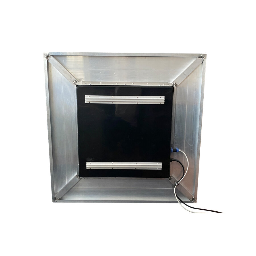 Actieframe 100x100 cm met LED pijl