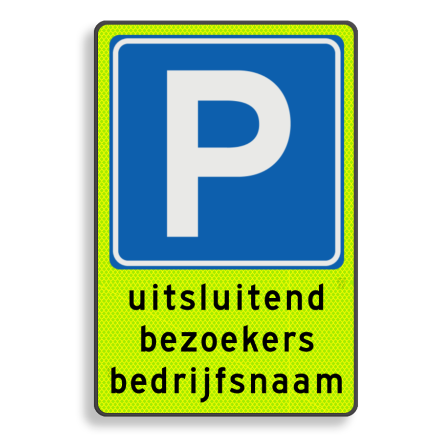 Parking sign E4 only parking visitors Parking sign E4 only parking visitors
