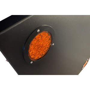 LED waarschuwingsbord FLUOR groen + eigen opdruk