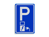 Traffic sign charging station charging point RVV E08o