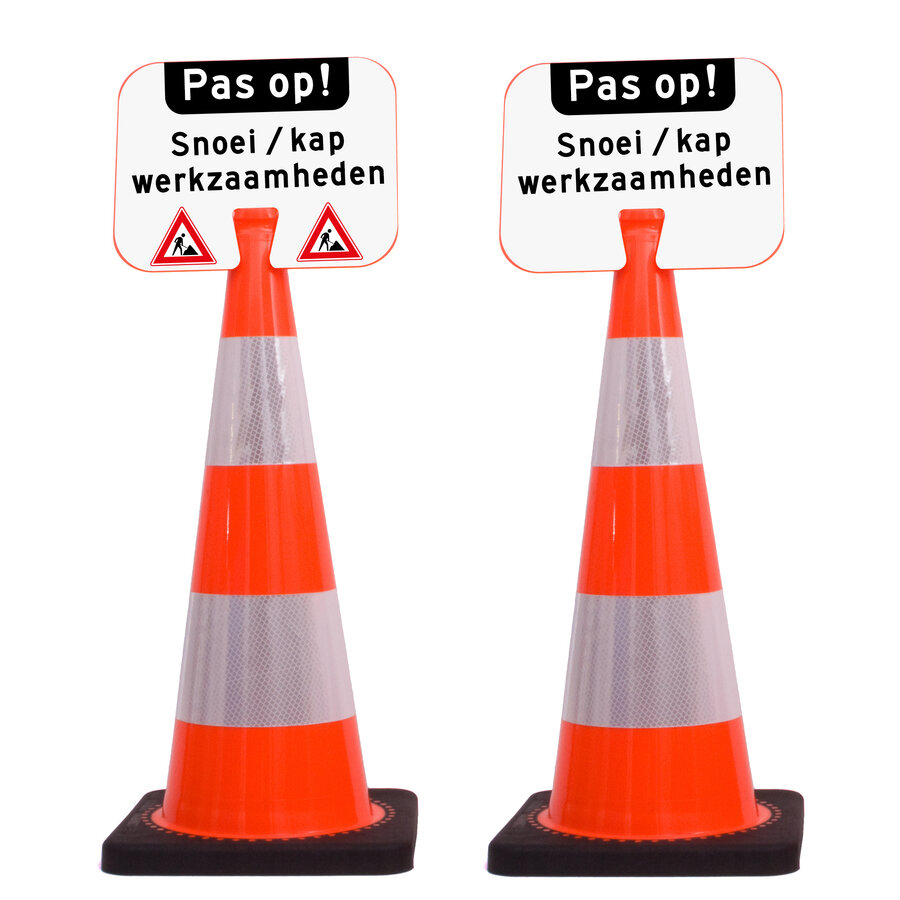Information sign traffic cone, reflective, design yourself