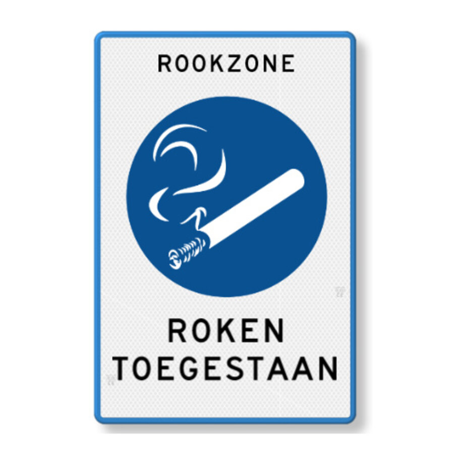 Smoking zone information sign, smoking allowed Smoking zone information sign, smoking allowed