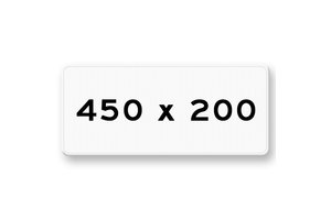 Traffic Sign 450x200mm