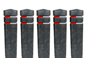 Recycled plastic diamand head bollard Recycled plastic diamand head bollard