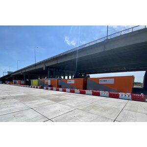 Barrier traffic separator - Red Barrier traffic separator - Red