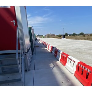 Barrier traffic separator - White