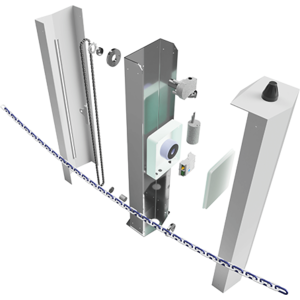 Parklio automatic chain barrier
