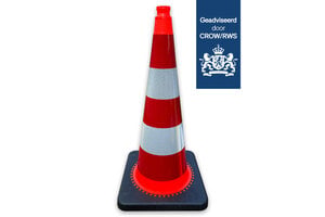 TSS™ series CROW Verkeerskegel 75 cm klasse 3 | Eendelig | Flexibel CROW Verkeerskegel 75 cm klasse 3 | Eendelig | Flexibel