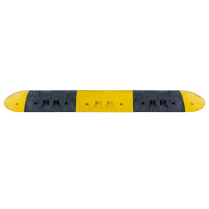 SLOWLY Verkeersdrempel compleet 5-10km u - 7cm hoog - diverse lengtes - geel zwart
