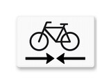 Traffic sign OB503OB02 - Cycle path intersection