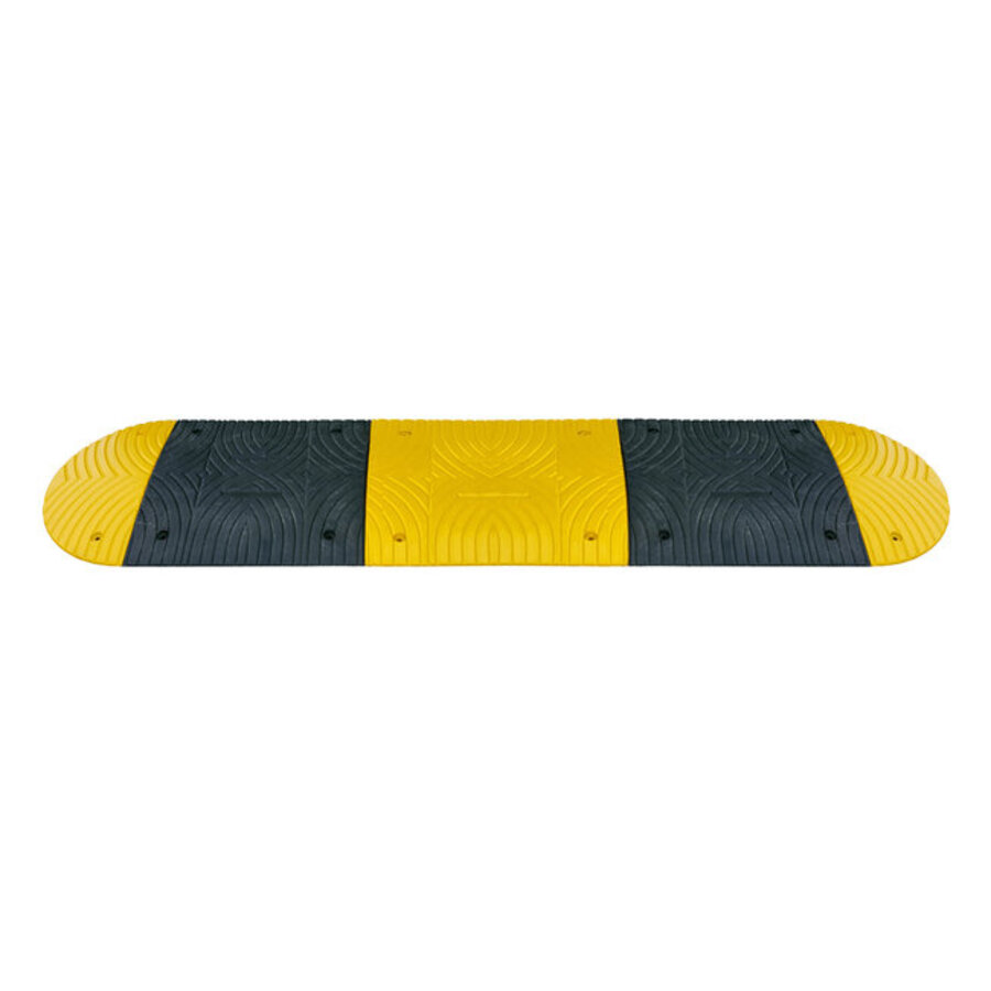 Verkeersdrempel compleet < 30km/u - 3cm hoog - diverse lengtes - geel zwart SLOWLY Verkeersdrempel compleet < 30km/u - 3cm hoog - diverse lengtes - geel zwart