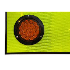 Solar LED Attention sign L02F + pedestrian detection Solar LED Attention sign L02F + pedestrian detection