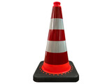 TSS™ series Traffic Cone 50 cm red/white retroreflective RA3