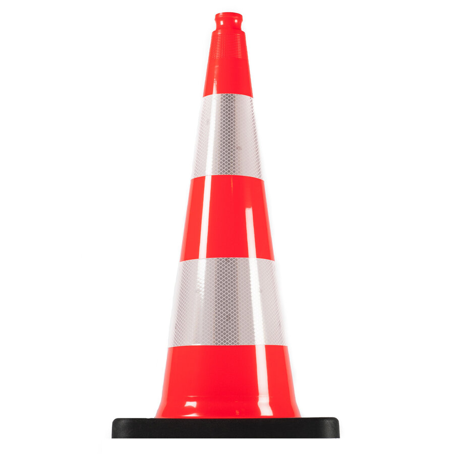 Traffic cone 75 cm orange with 2 reflective tapes RA2 TSS™ series Traffic cone 75 cm orange with 2 reflective tapes RA2
