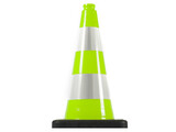 TSS™ series Traffic Cone fluor green 50 cm with 2 reflective bands RA2