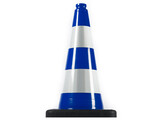 TSS™ series Traffic Cone blue 50 cm with 2 reflective tapes class 2