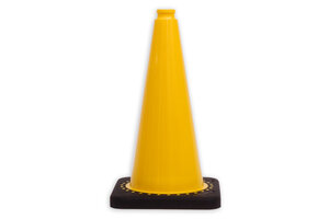 Traffic Cone yellow 50 cm with weighted base