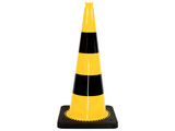 TSS™ series Traffic Cone 75 cm yellow / black with recycling base