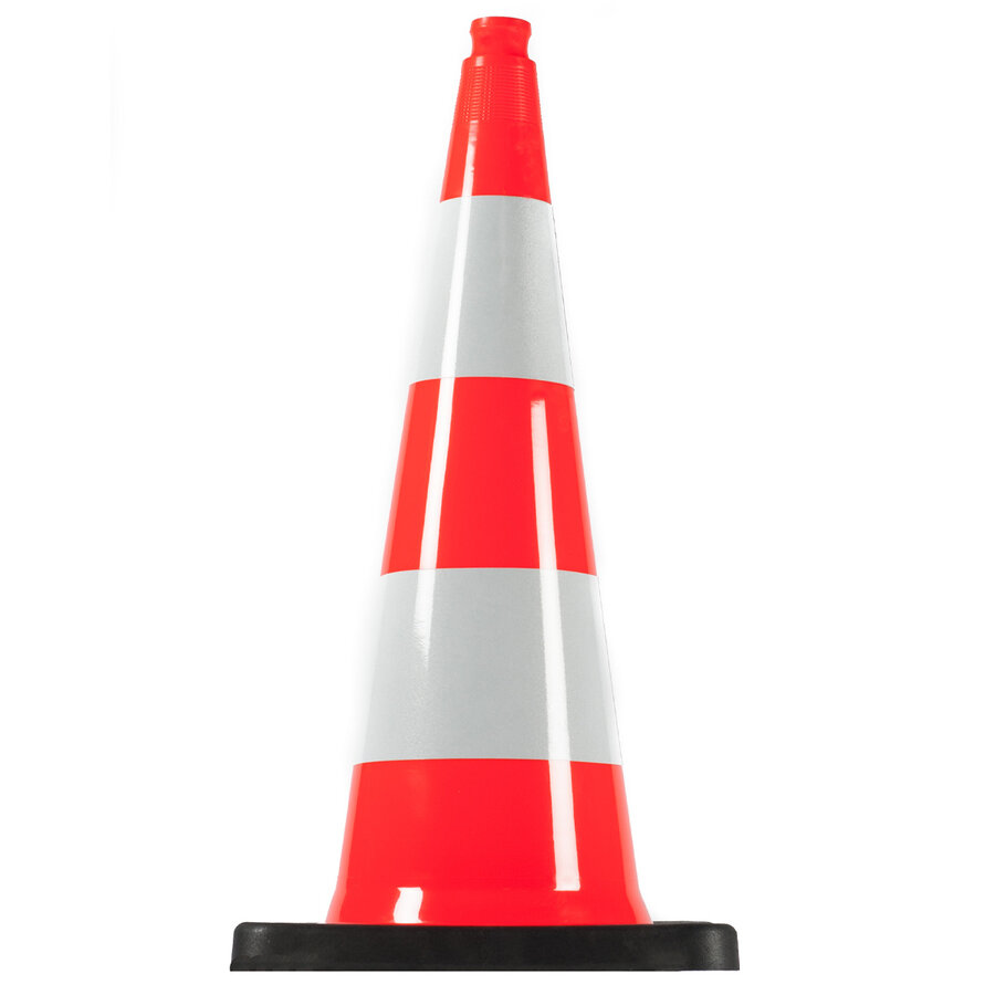 TSS™ series Traffic cone 750 mm orange with 2 white tapes RA1