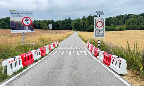 Dynamische afsluiting Postbank - Veluwezoom