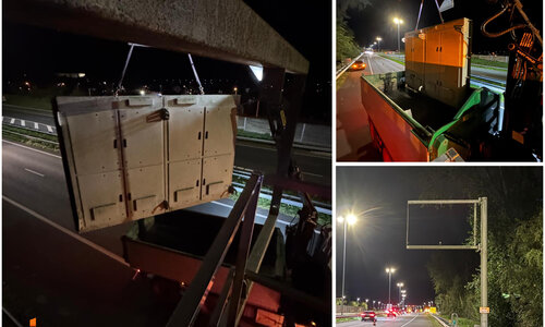 Verwijderen BermDRIP A7 nabij Groningen