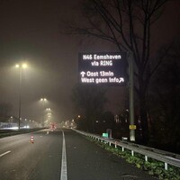 Nieuwe BermDRIP geplaatst op de A7 HRR 193.500