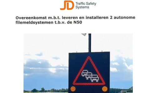 Meer veiligheid op de N50 bij Kampen-Zuid