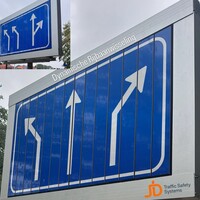 Kantelwalsborden voor Dynamische Rijbaanwisseling