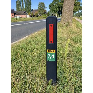 Traffic Guidance poles black model Harpoon Traffic Guidance poles black model Harpoon