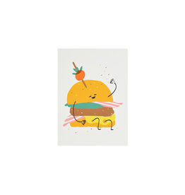 Marloes Kroeze Marloes Kroeze - Ansichtkaart Hamburger
