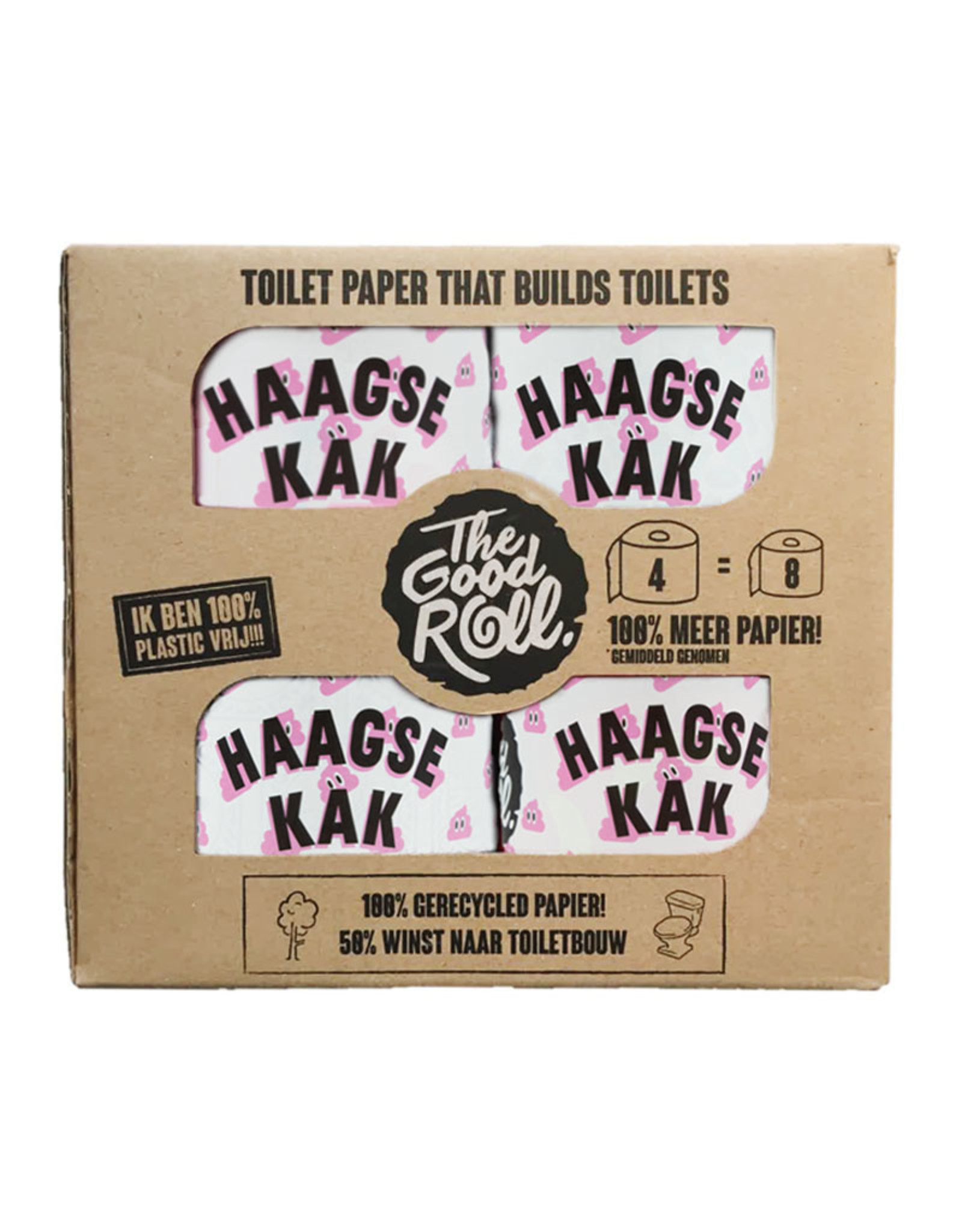 The Hague's Finest Haagse Kak 4-pack - Toiletpapier