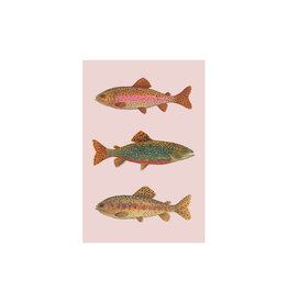 Studio Binck Studio Binck - Fish Friday Roze Print A4