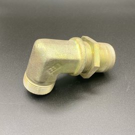 Coude passe-cloison Ø38S