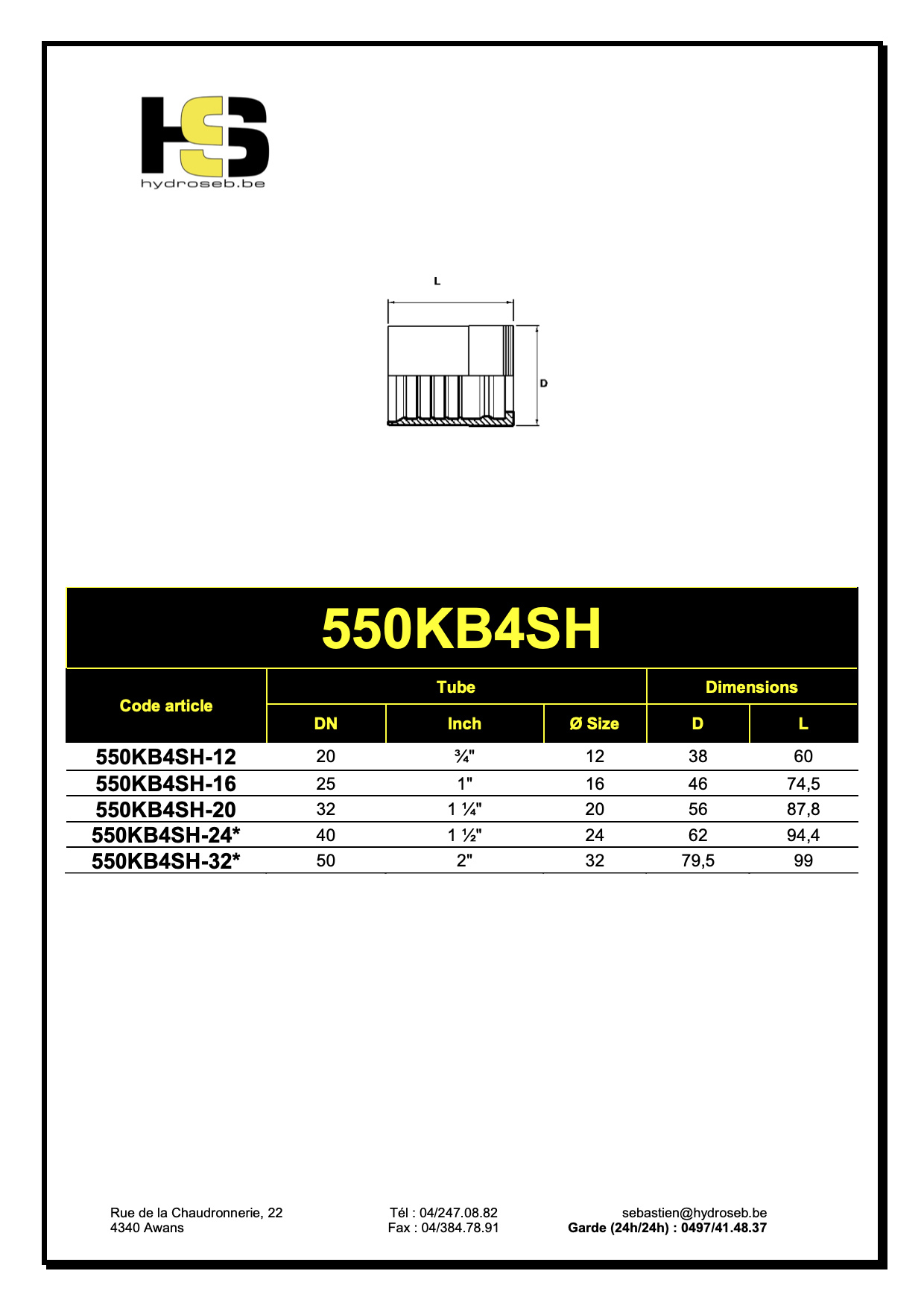 550KB4SH