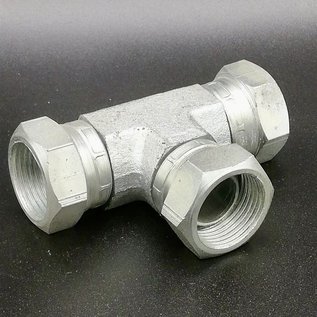 T 1/8" BSP 3X FEMELLE TOURNANT