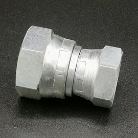 Double femelle tournant 1" BSP - 1/2" BSP