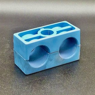 Paire de colliers doubles PP / CF2 Ø15MM