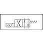 AD3E15EM003 Distributeur NG6 CETOP3 cmd. électr. 4/2 24VDC