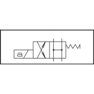 AD3E02EW003 Distributeur NG6 CETOP3 cmd. électr. 4/2 DC sans bob.