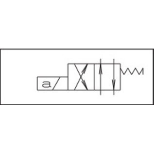AD5E15EW002 Distributeur NG10 CETOP5 cmd. électr. 4/2 DC sans bob.