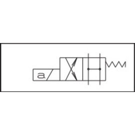 AD5E02EW002 Distributeur NG10 CETOP5 cmd. électr. 4/2 DC sans bob.