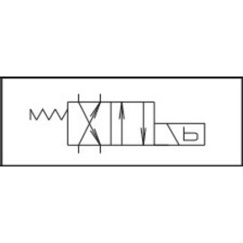 AD3E15FM003 Distributeur NG6 CETOP3 cmd. électr. 4/2 + bob. 24VDC