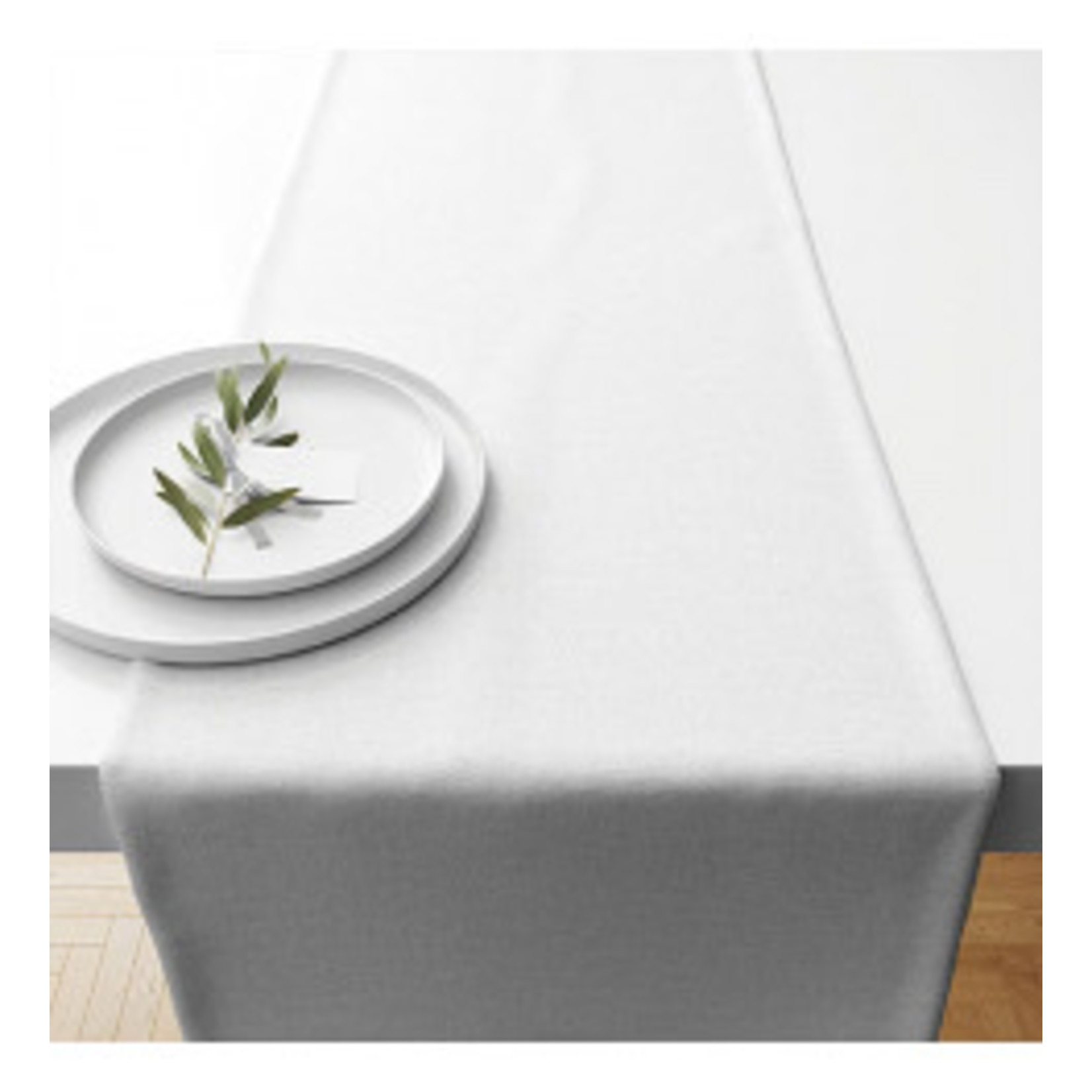 Ambiente, Table runner 40x150, Sneeuw wit