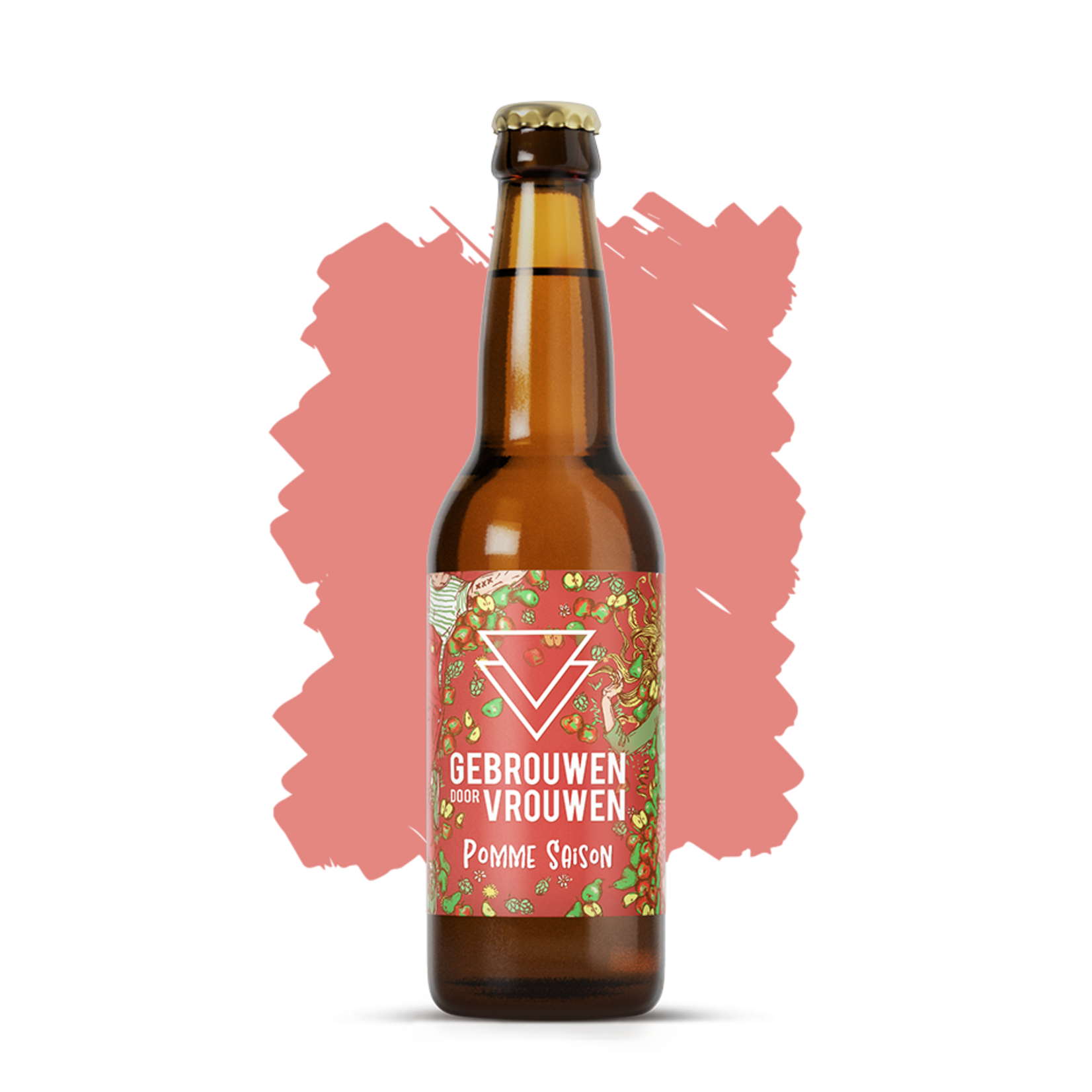 Gebrouwen door vrouwen Bier,  Pomme Saisons, Gebrouwen door vrouwen, 33cl