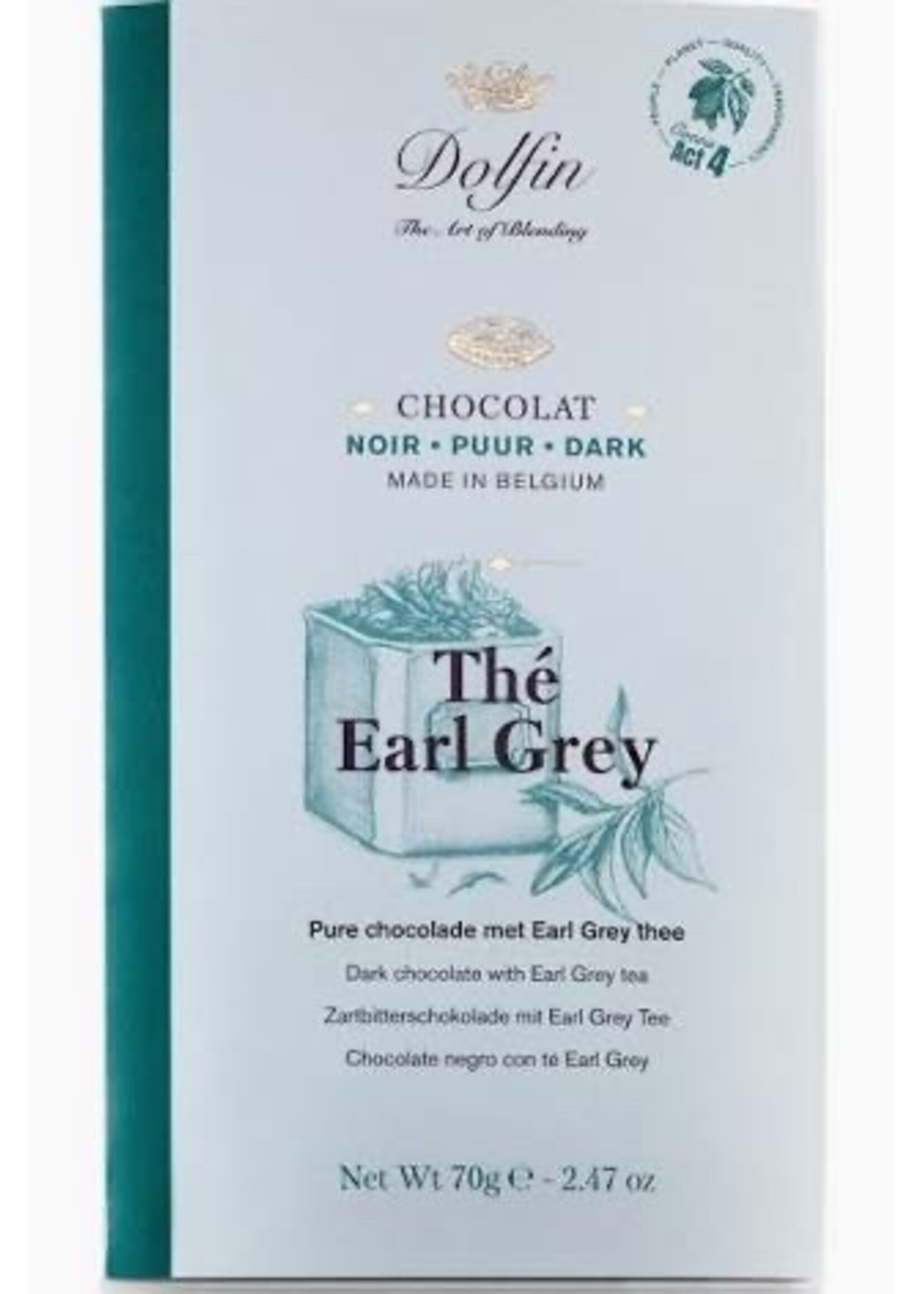 Dolfin Dolfin, Puur 60% Earl Grey Tea, green
